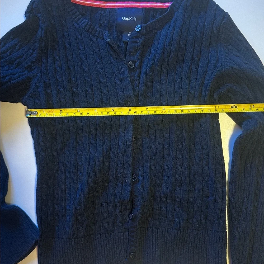 GapKids Navy Cable Knit Sweater Cardigan